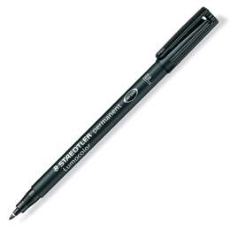 изображение Маркер перманентный с возможностью дозаправки staedtler lumocolor 318-f, толщина 0,7-1,5 мм, черный