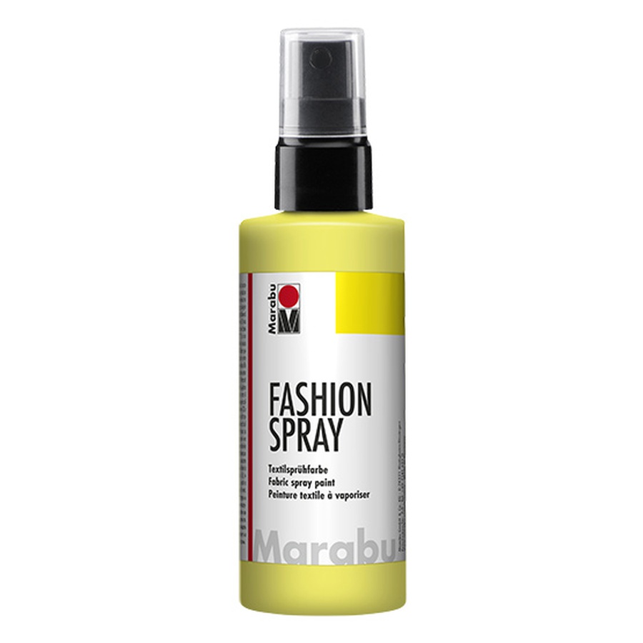 фото Краска-спрей по ткани marabu fashion-spray 100 мл, лимон 020
