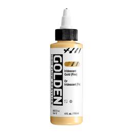 изображение Краска акриловая golden high flow, банка 118 мл, № 8572 золотой иридисцентный