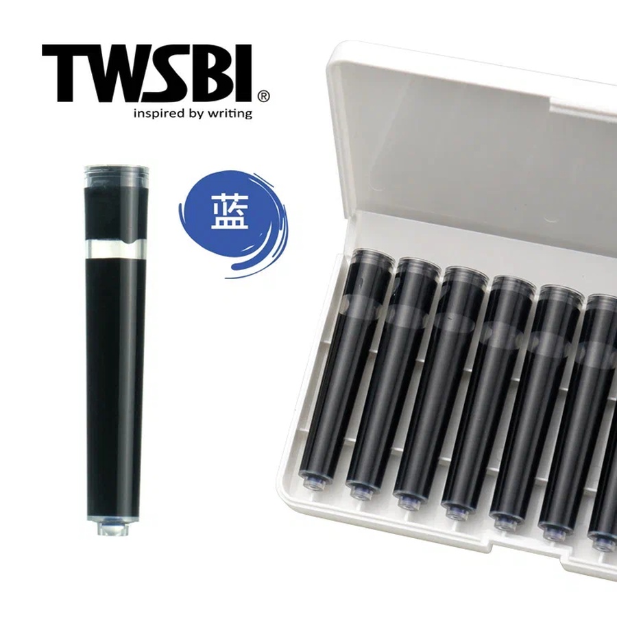 изображение Картридж для перьевой ручки twsbi, синий