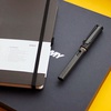 картинка Набор lamy: ручка пер safari, f, умбра+записная книжка, мягкий переплет, а5, умбра