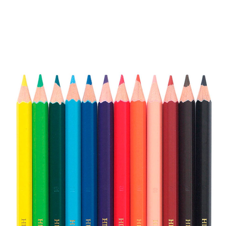 фото Набор акварельных карандашей pentel water colour pencils 12 цветов