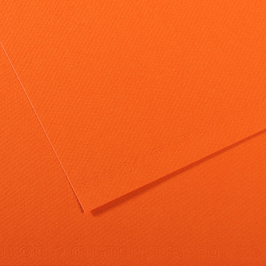изображение Бумага для пастели canson mi-teintes, 160 г/м2, лист а4, № 453 оранжевый
