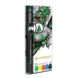 фотография Набор маркеров chameleon primary tones ct0502 основные цвета 5 штук