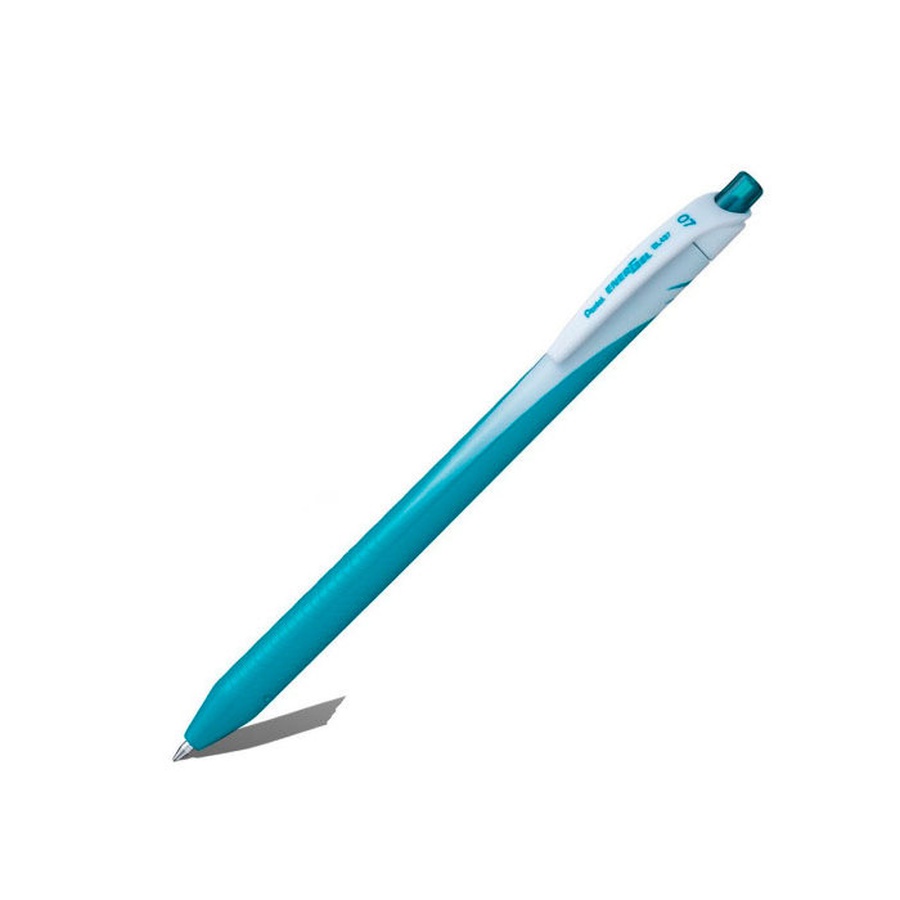 фотография Гелевая ручка автоматическая energel infree, бирюзовый стержень, 0.7 мм