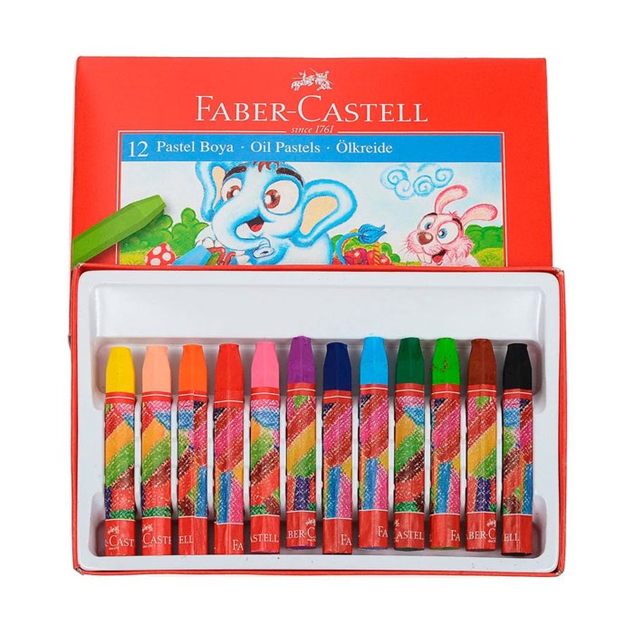 картинка Масляная пастель faber-castell, 12 цветов