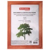 изображение Рамка 15х20 см, дерево, багет 18 мм, brauberg "pinewood", красное дерево, стекло, подставка