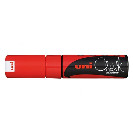 картинка Маркер меловой chalk pwe-8k, красный, до 8.0 мм