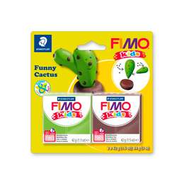 фотография Полимерная глина fimo kids набор весёлый кактус 2х42 г