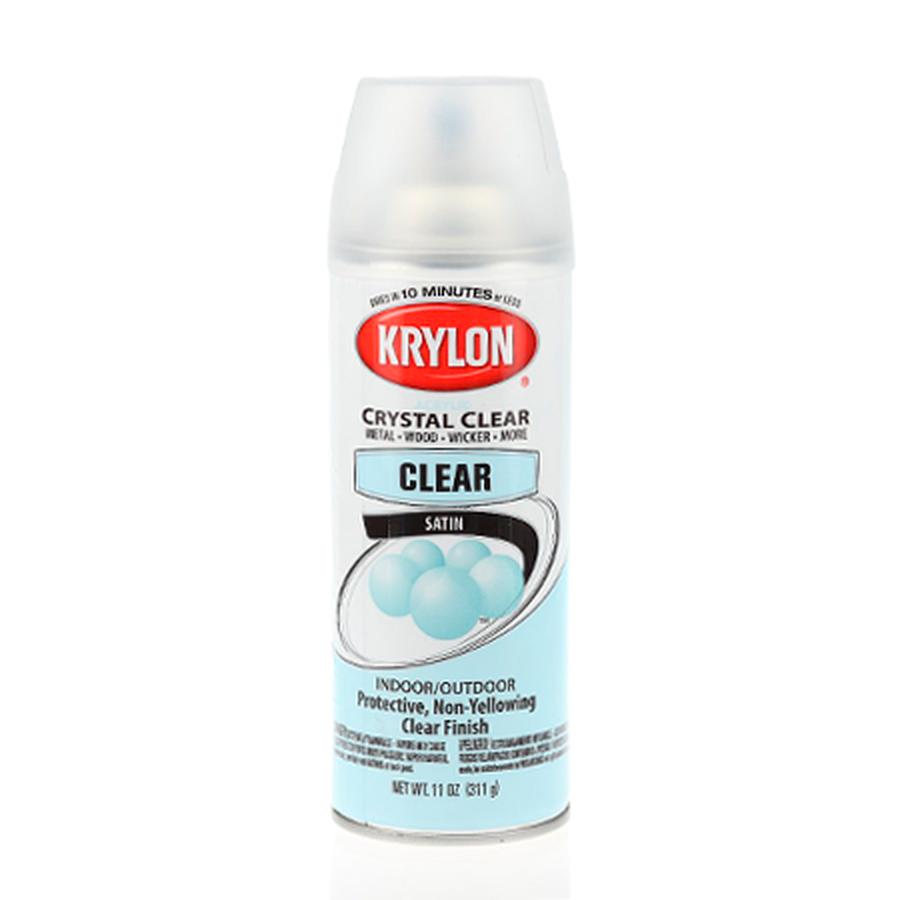 фотография Защитный лак аэрозоль krylon crystal clear acrylic цвет бесцветный полуматовый 311 г