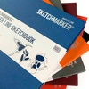 картинка Скетчбук sketchmarker marker line 160г/м2 163х163мм 48л тв. обложка, цв.синий
