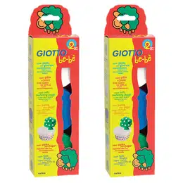 картинка Набор массы для лепки giotto серии be-be из 3-х цветов, белого, синего, зеленого