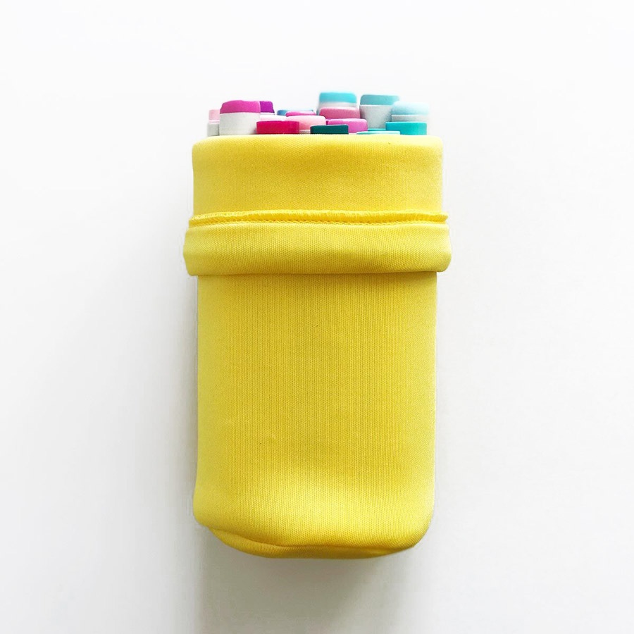 картинка Мешок-пенал для маркеров maxgoodz marker bag размер м жёлтый