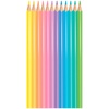 фотография Карандаши цветные 12цв maped color peps pastel трехгранные, ударопрочные, пастельные цвета