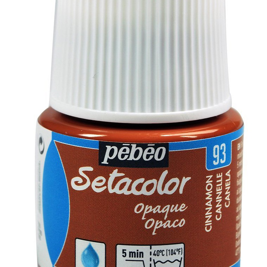 картинка Краска для ткани pebeo setacolor opaque 45 мл, корица 93