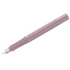 картинка Ручка перьевая faber-castell "grip 2010", синяя, 0,75мм, трехгранный дымчато-розовый корпус