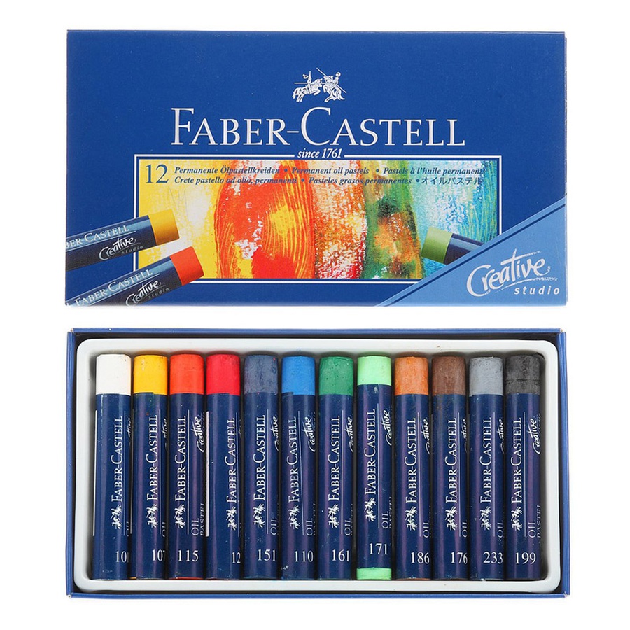 фото Пастель масляная faber-castell creative studio 12 цветов