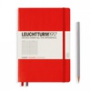 фотография Книга для записей medium a5 на 249 страниц в клетку, red. leuchtturm1917, #312564