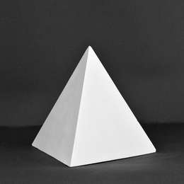 фото Учебное пособие гипсовая фигура правильная пирамида