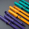 фото Lamy ручка перьевая 021 safari, фиолетовый, m