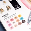 картинка Набор спиртовых маркеров малевичъ graf'art brush, портрет 12 цветов
