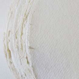 фото Бумага в форме круга khadi round, d30 см, 320 г/м2, torchon