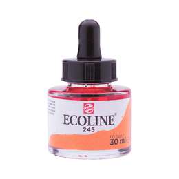 фотография Акварель жидкая ecoline банка 30 мл № 245 жёлтый шафран