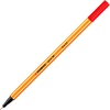 картинка Ручка капиллярная цвет красный stabilo 88