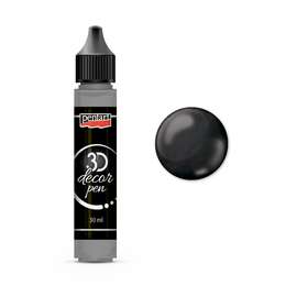 картинка Контур акриловый pentart 3d decor pen 30 мл черный