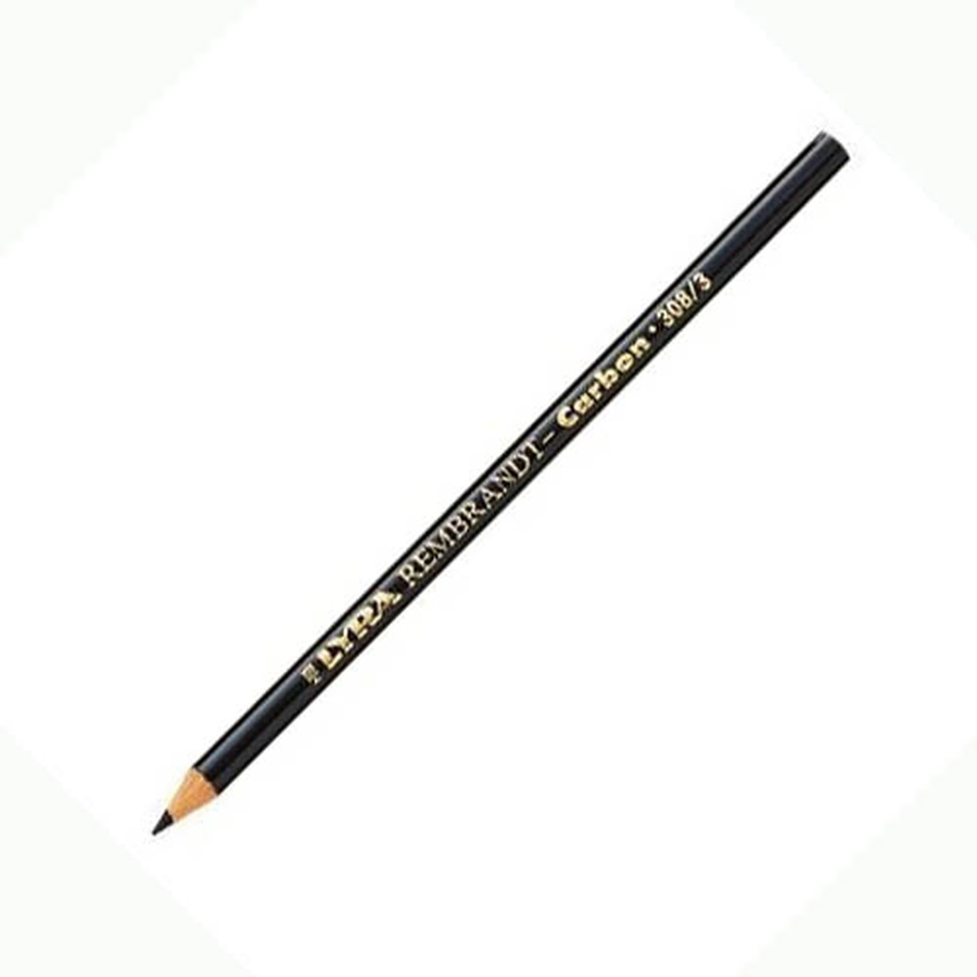 фото Lyra угольный жирный карандаш, очень твердый, 3h, черный