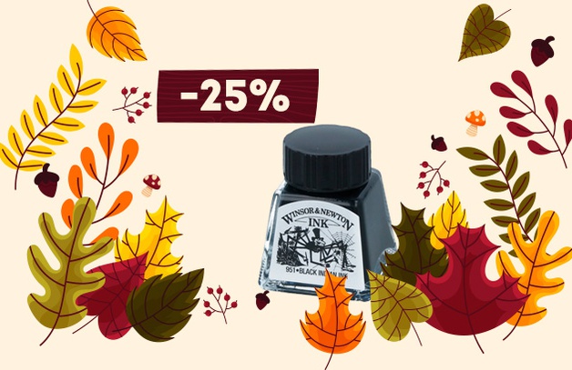 Скидка 25 % на всю тушь штучную Winsor&Newton
Скидка 25 % на всю тушь штучную Winsor&Newton
Выбрать тушь
Предложение действительно до 31.10.2021 г.