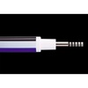 изображение Ластик-карандаш tombow mono zero, черный корпус, прямоугольный, 2.5х5 мм