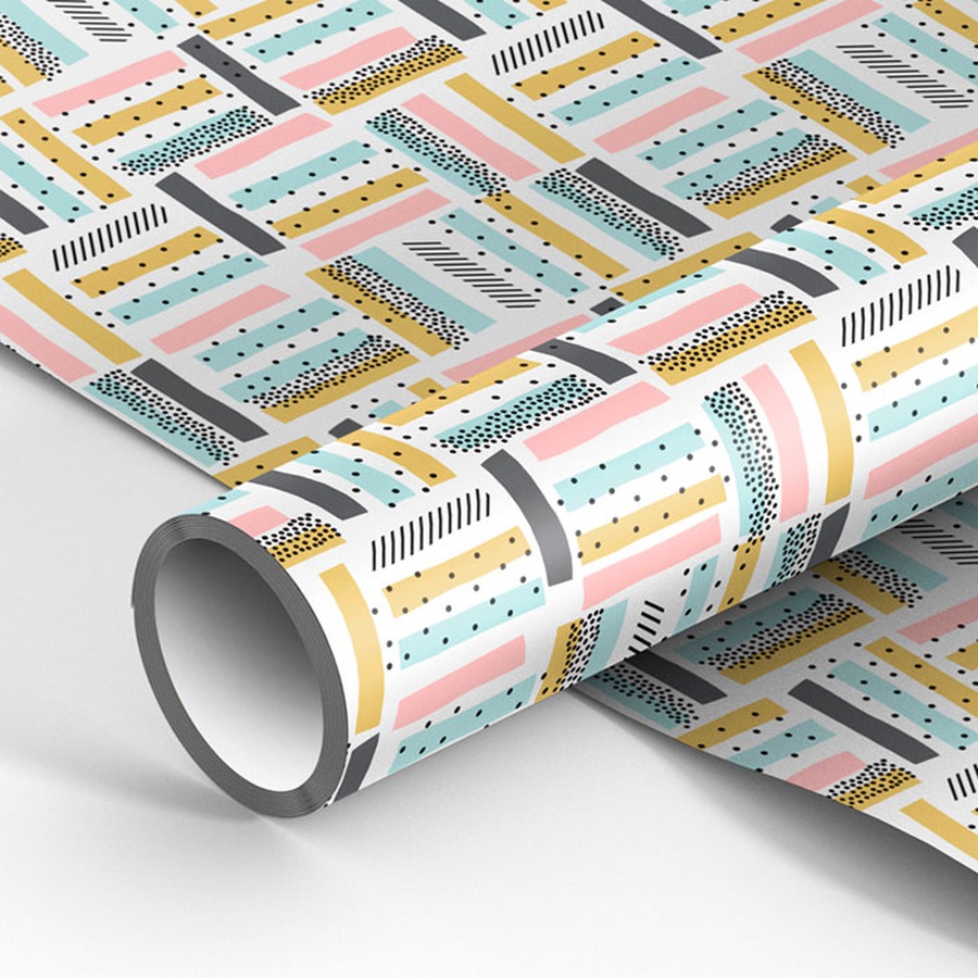 фотография Бумага упаковочная глянцевая meshu "pattern" 70x100 см