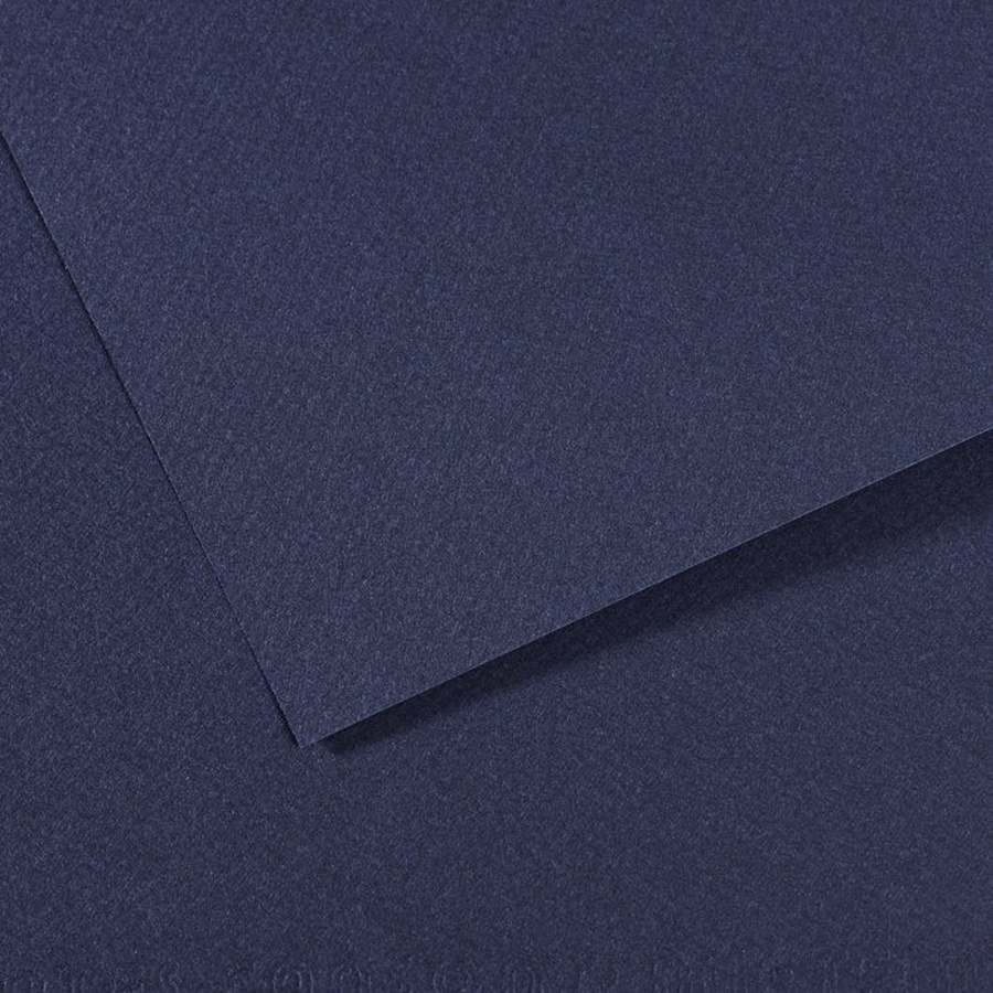 изображение Бумага для пастели canson mi-teintes, 160 г/м2, лист 50х65 см, № 140 индиго
