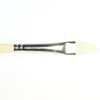 фотография Кисть щетина для масла сонет №5, овальная 11 мм  на длинной ручке покрытая лаком