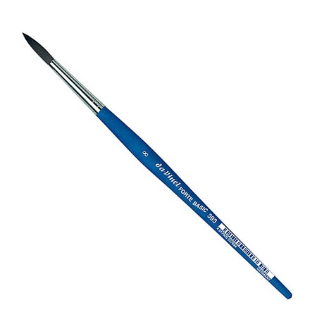 Кисть синтетика круглая Da Vinci 393 Forte Basic короткая ручка № 8