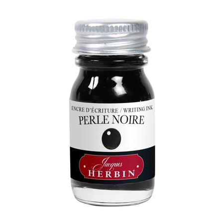 фотография Чернила в банке herbin,  10 мл, perle noire черный