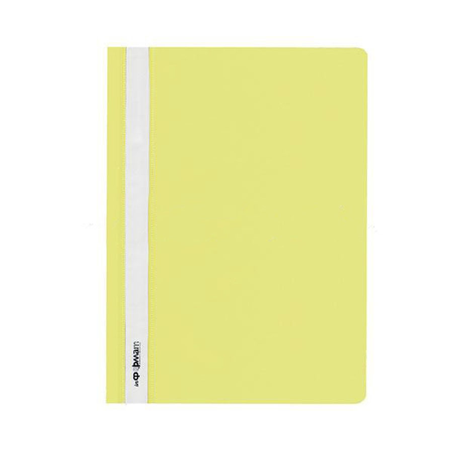 изображение Папка скоросшиватель, формат а4, желтый пластик