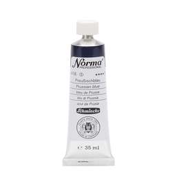фото Краска масляная schmincke norma professional № 418 синий прусский, туба 35 мл