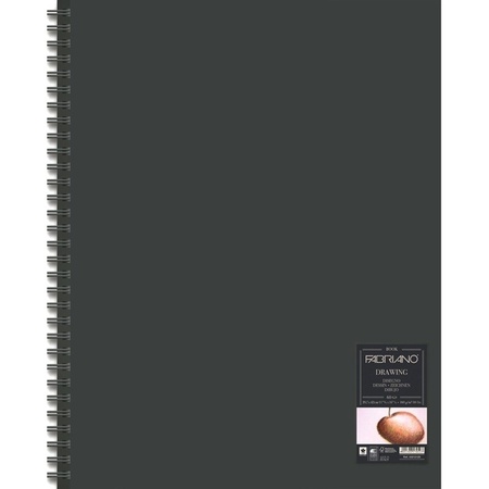 изображение Скетчбук для зарисовок fabriano drawingbook 160 г/м2, 29,7x42 см, мелкозернистая, 60 листов, спираль