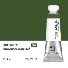 изображение Краска акварельная shinhanart pwc, туба 15 мл, 562 оливково-зелёная b