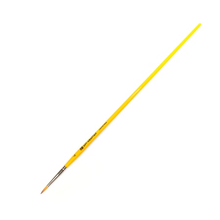 изображение Кисть синтетика арт-квартал №4 круглая, длинная ручка