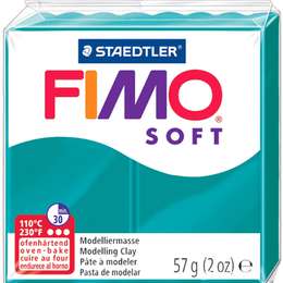 фотография Глина полимерная fimo soft 57 г, тёмная бирюза 36