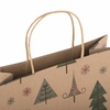 фото Пакет подарочный новогодний 26x13x32см, "kraft winter set", ассорти