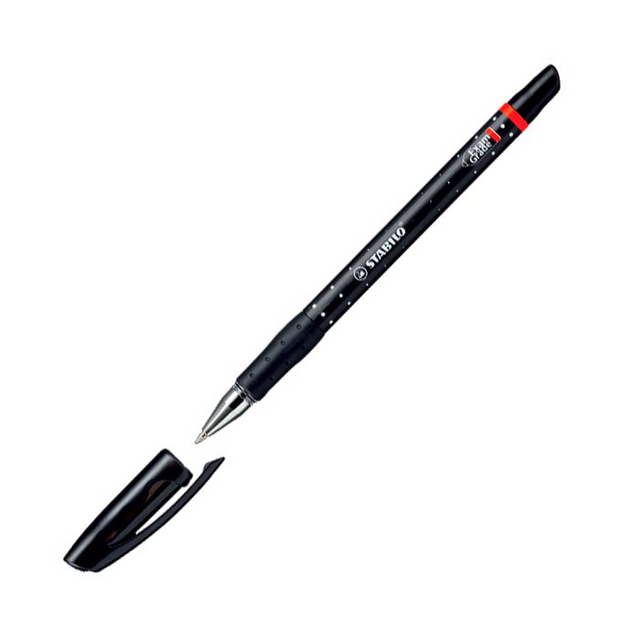 картинка Шариковая ручка цвет черный exam grade stabilo