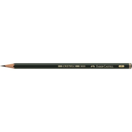 изображение Карандаш чернографитный faber-castell 9000 твёрдость f
