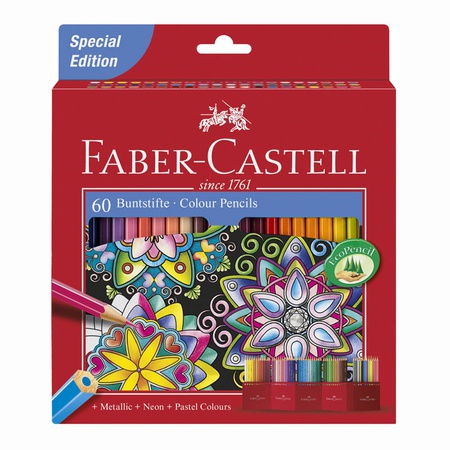 Набор цветных карандашей от Faber-Castell предназначен для воплощения творческих идей. Красная серия Faber-Castell производится из пищевых красителей…