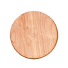 фото Деревянная заготовка из березы основа для часов круг, диаметр 20 см