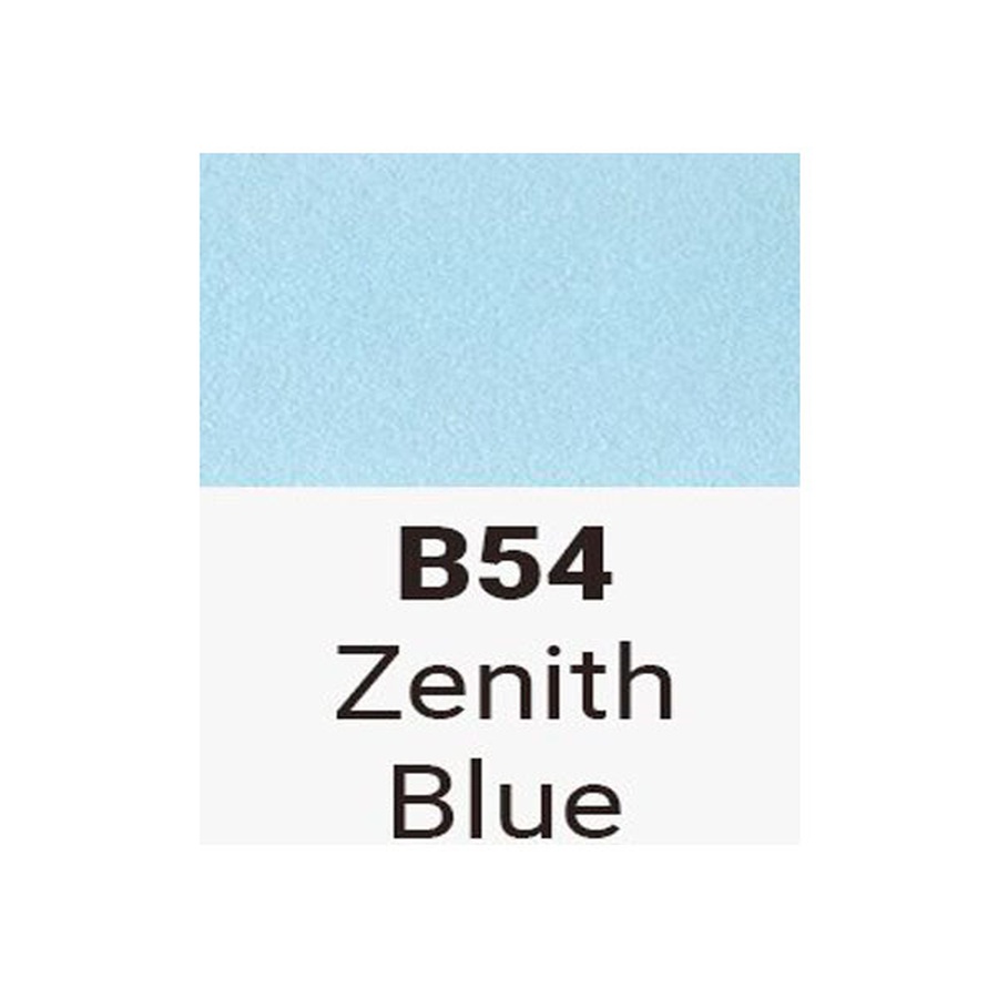 фото Маркер sketchmarker brush двухсторонний на спиртовой основе b54 синй зенит