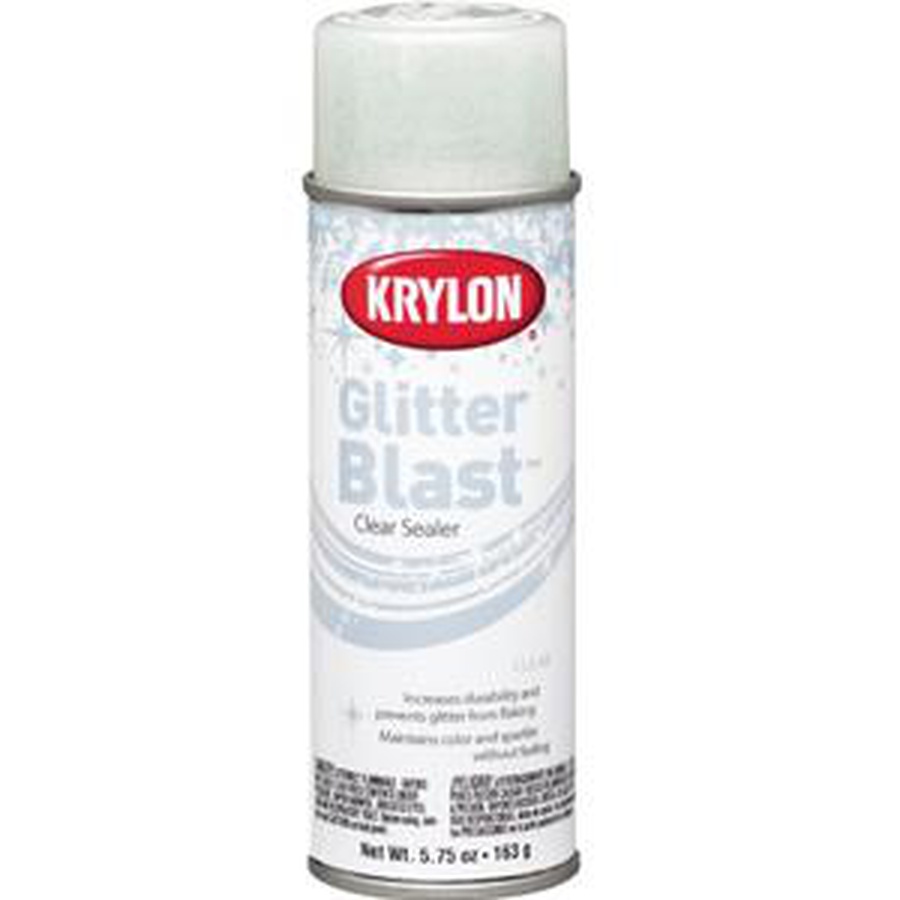 фотография Аэрозольный лак krylon glitter blast clear sealer для глиттерных покрытий, 170 г, глянцевый